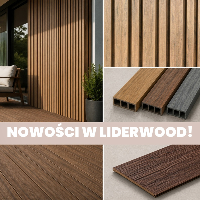 NOWOŚCI! w Liderwood: Solid XL, lamele elewacyjne Asymetryczne Premium i profile dekoracyjne