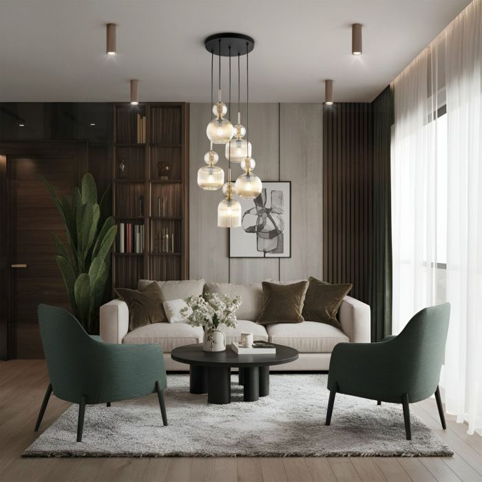 Lampa wisząca SOPHIA COGNAC 11043