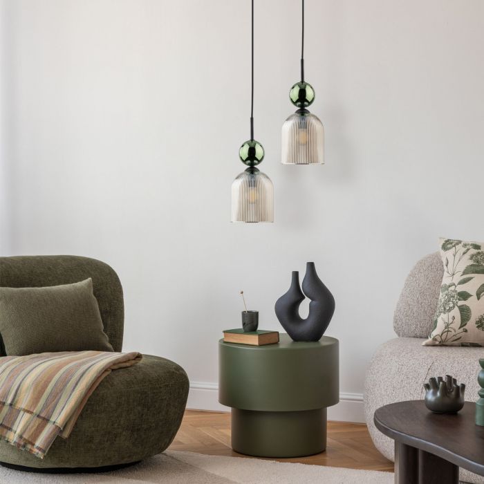 Lampa wisząca SOPHIA COGNAC Zielona 11146