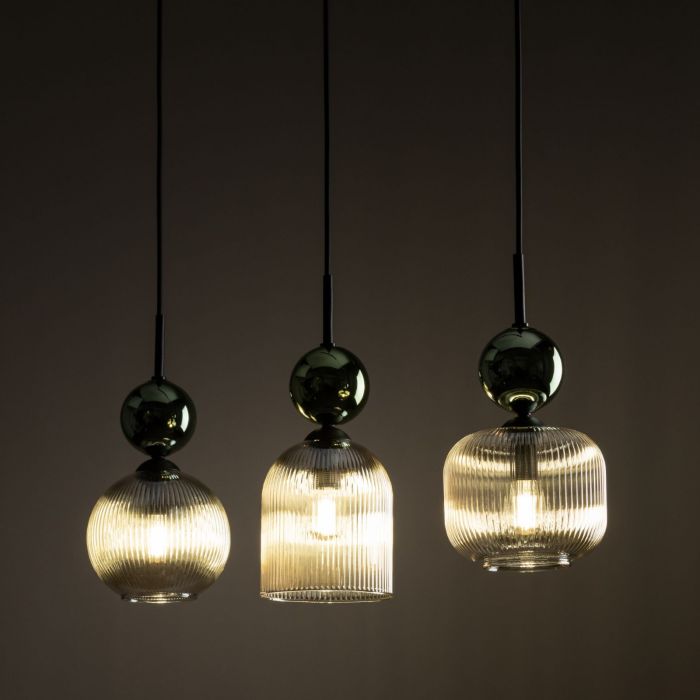 Lampa wisząca SOPHIA COGNAC Zielona 11147