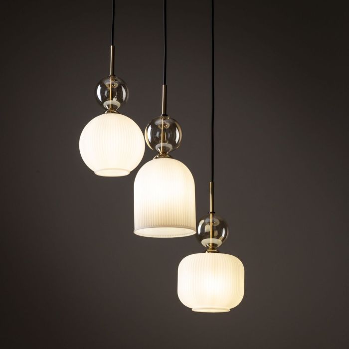 Lampa wisząca SOPHIA COGNAC Złota 11592