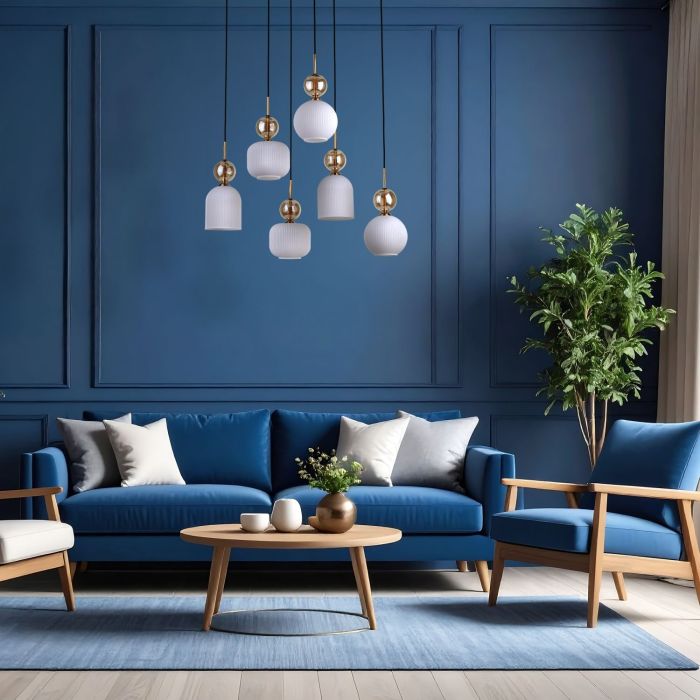 Lampa wisząca SOPHIA COGNAC Złota 11594