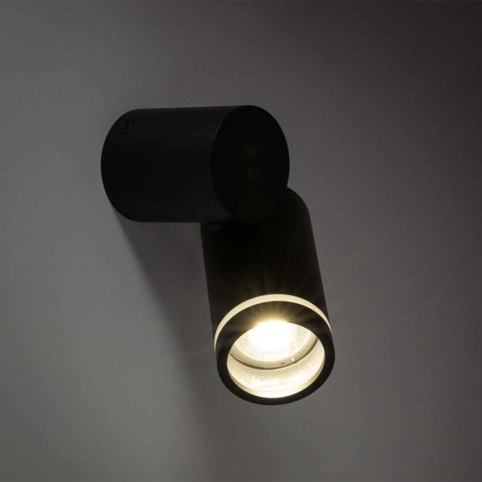 Lampa reflektor spot JET Czarna 5349