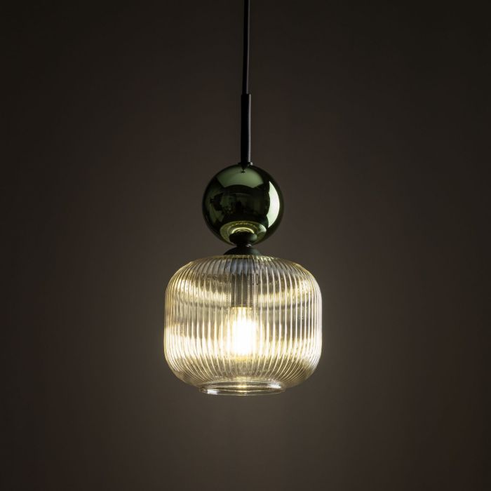 Lampa wisząca SOPHIA COGNAC ZIelona 11144
