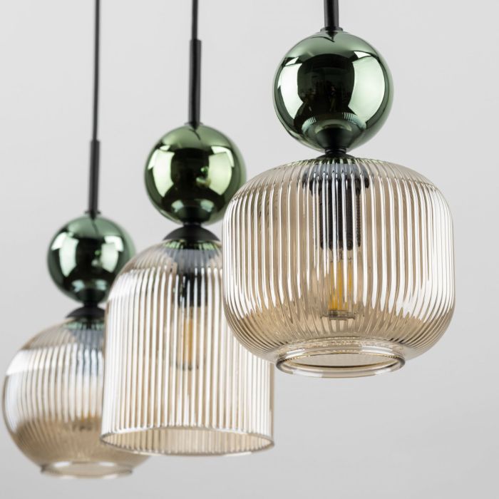 Lampa wisząca SOPHIA COGNAC Zielona 11147