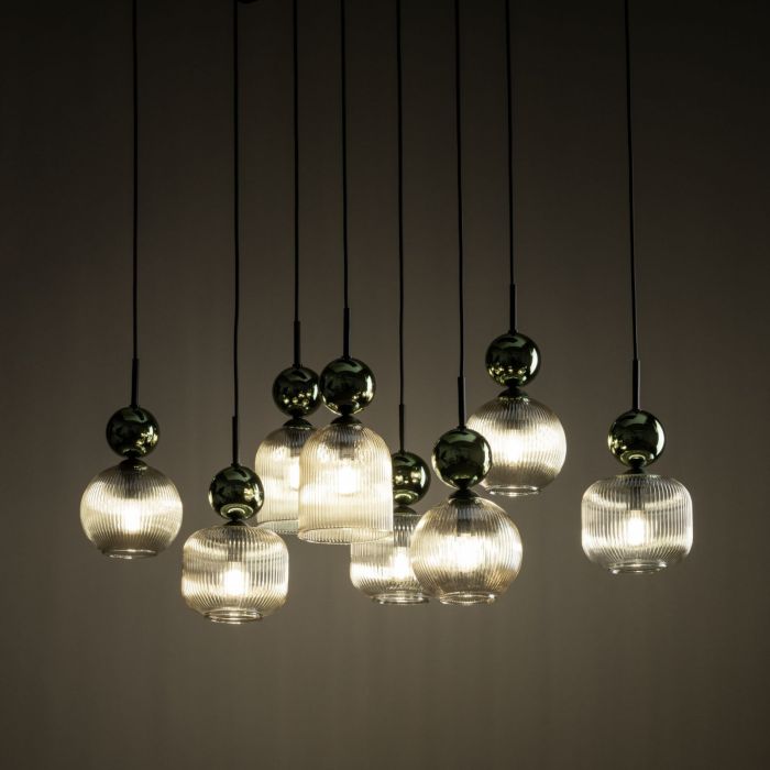 Lampa wisząca SOPHIA COGNAC Zielona 11151
