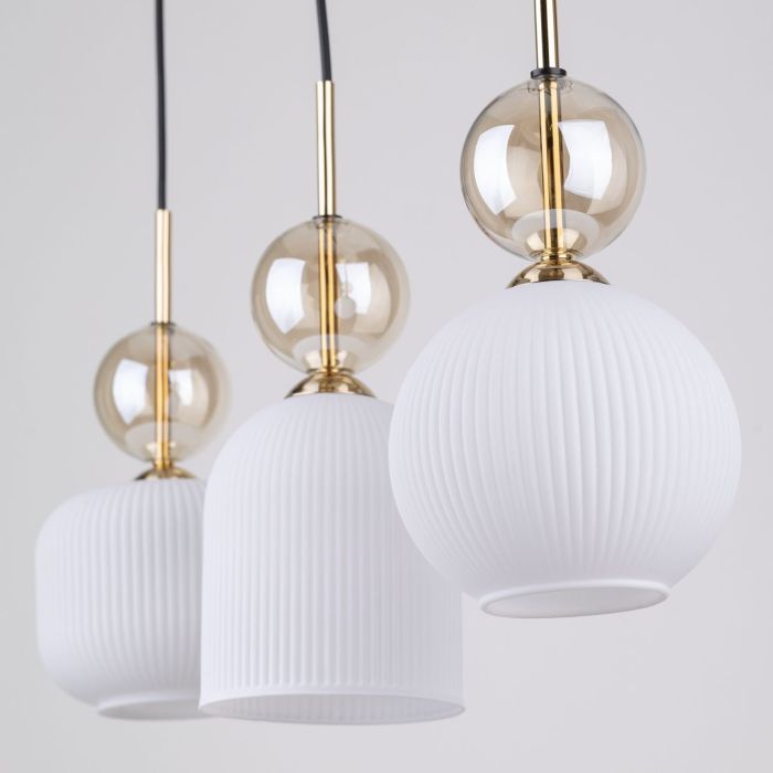 Lampa wisząca SOPHIA COGNAC Złota 11591
