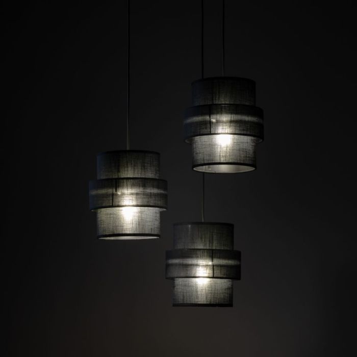 Lampa wisząca CALISTO Czarna 5981