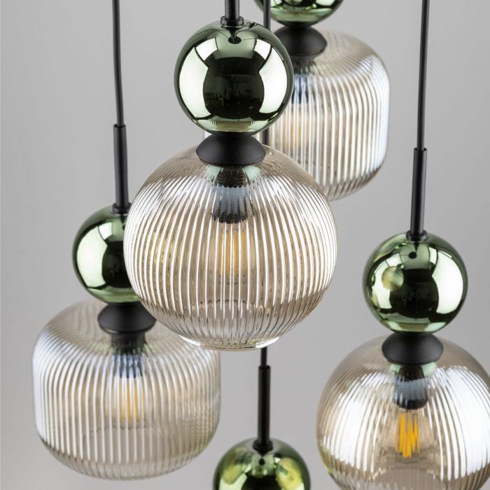 Lampa wisząca SOPHIA COGNAC Zielona 11149
