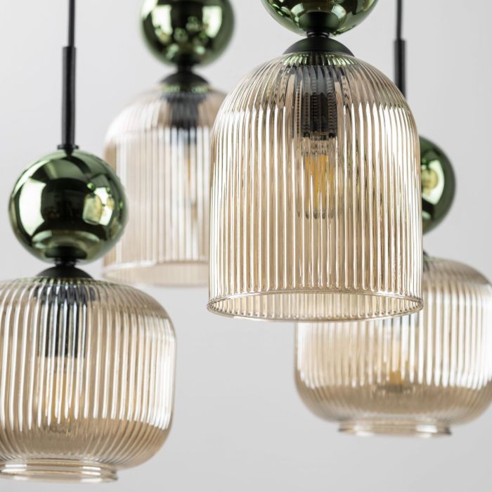 Lampa wisząca SOPHIA COGNAC Zielona 11151