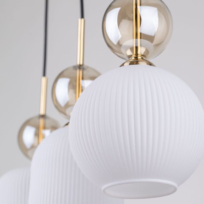 Lampa wisząca SOPHIA COGNAC Złota 11591