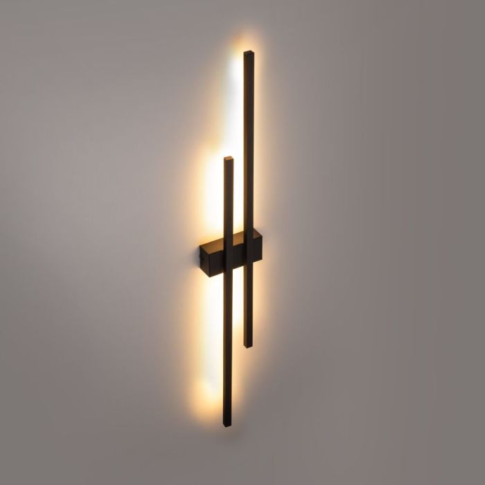 Lampa ścienna FLASH Czarna 6626