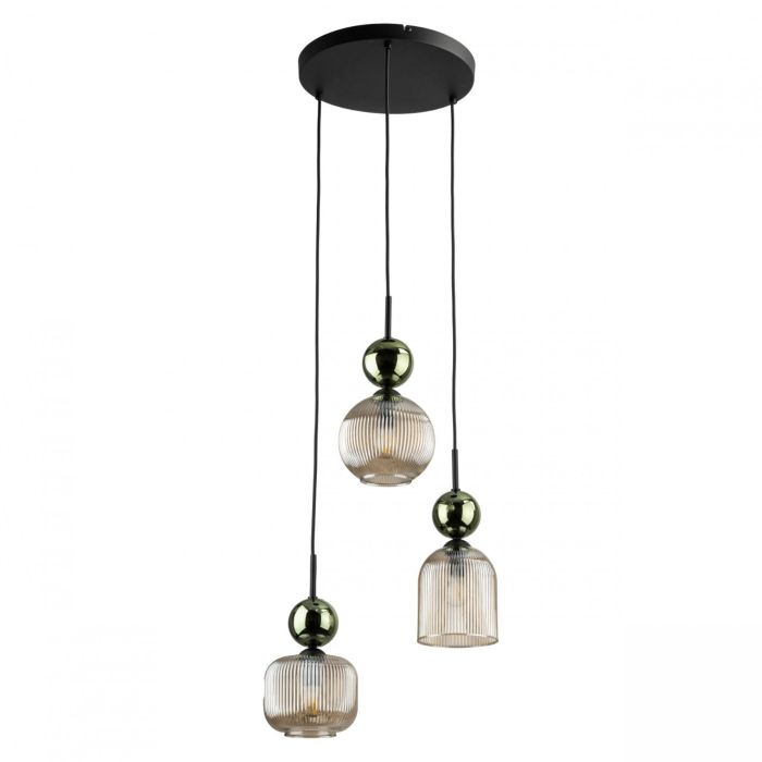 Lampa wisząca SOPHIA COGNAC Zielona 11148