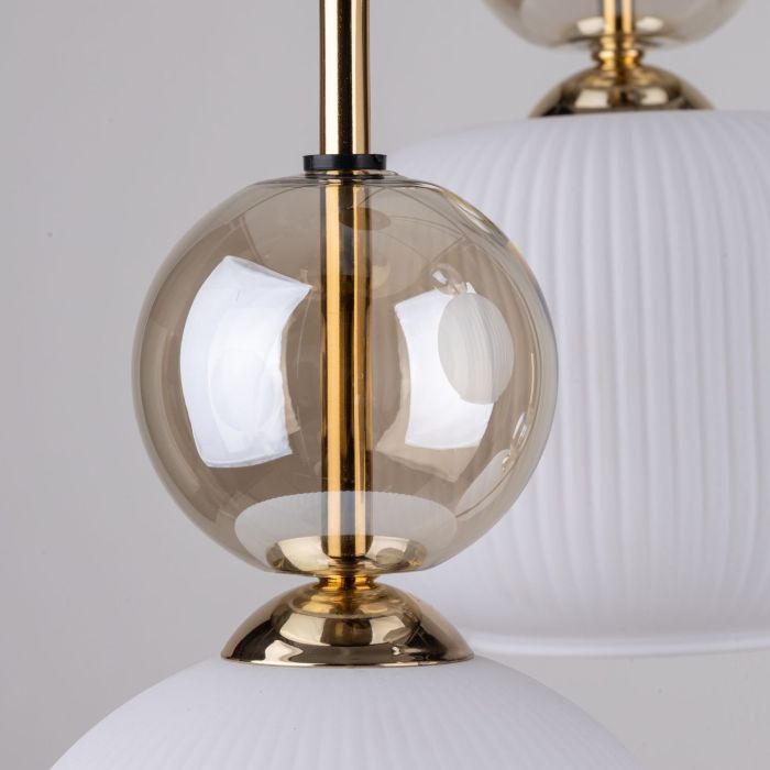 Lampa wisząca SOPHIA COGNAC Złota 11593