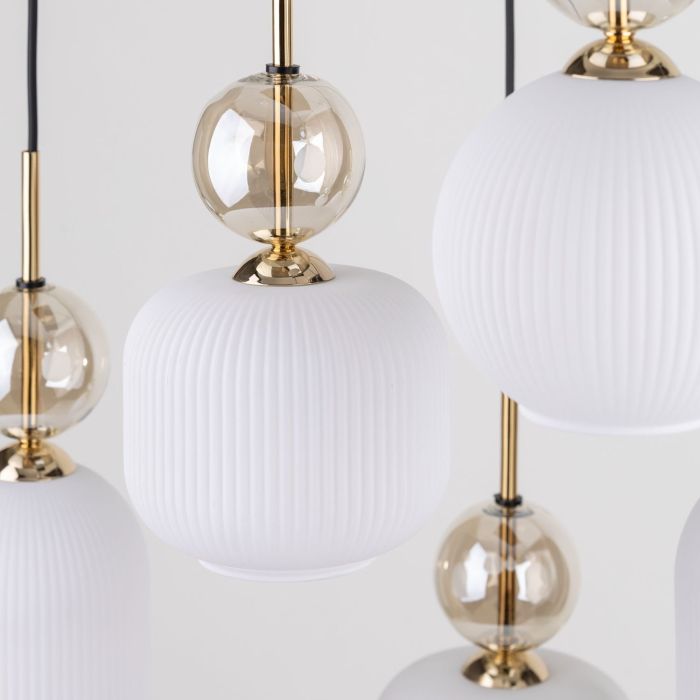 Lampa wisząca SOPHIA COGNAC Złota 11594