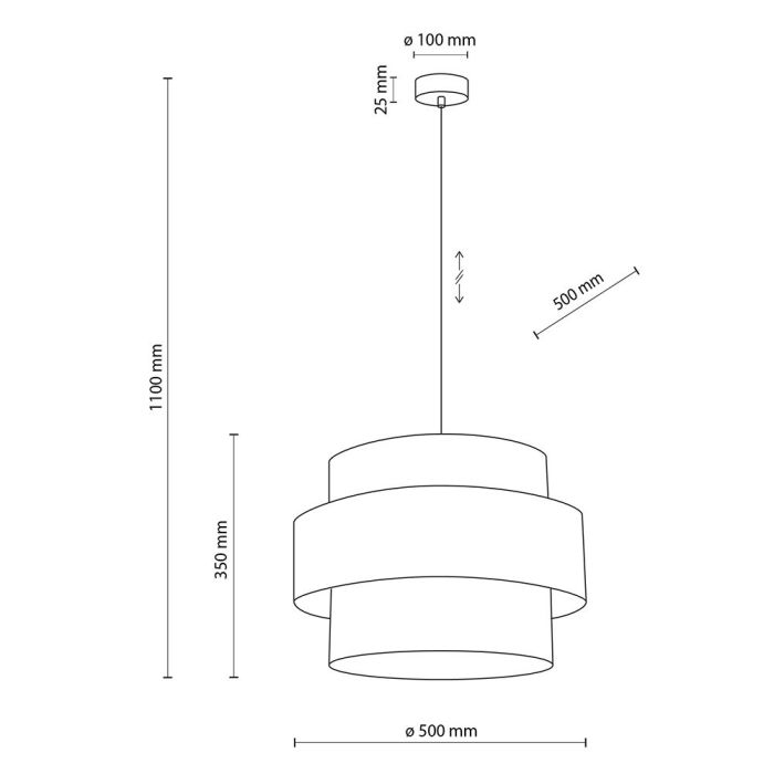 Lampa wisząca CALISTO Biała 5363