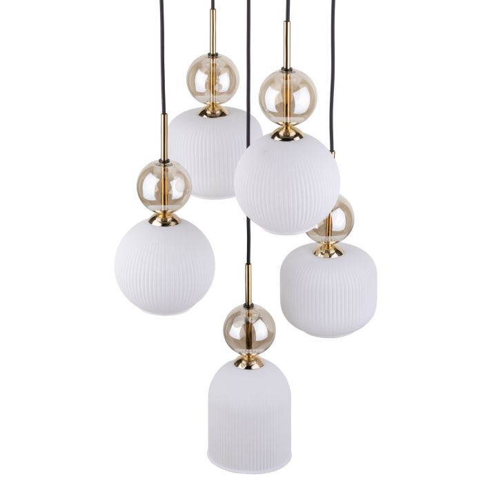 Lampa wisząca SOPHIA COGNAC Złota 11593