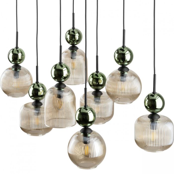 Lampa wisząca SOPHIA COGNAC Zielona 11151