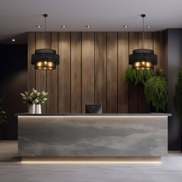 Lampa wisząca CALISTO Czarna 5099