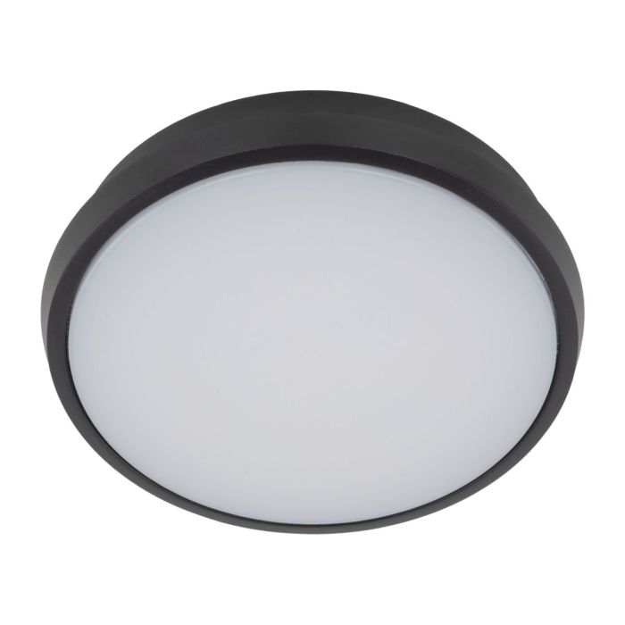Plafon zewnętrzny LED SFERIS Czarny śr. 24,5 cm