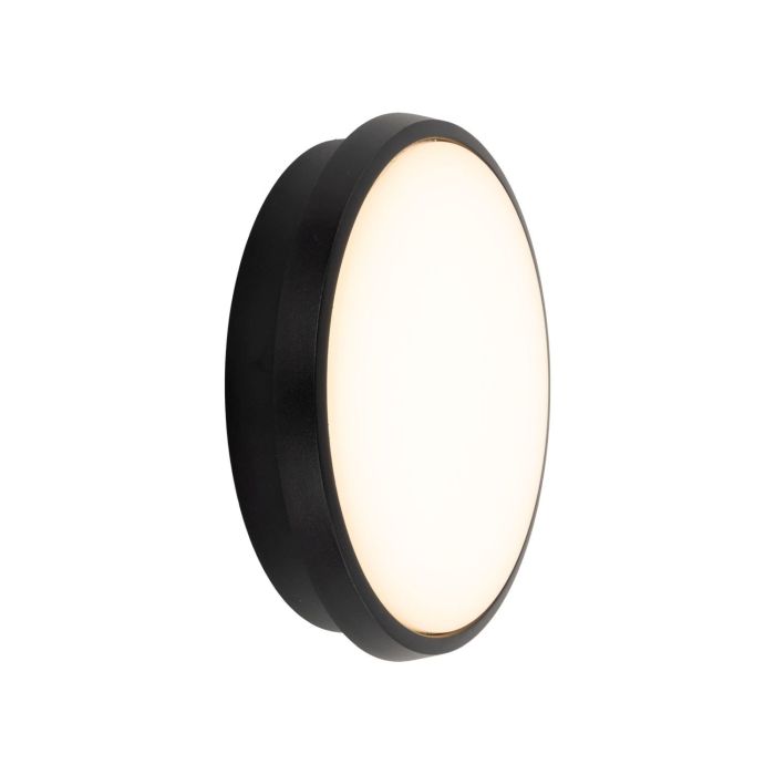 Plafon zewnętrzny LED SFERIS Czarny śr. 24,5 cm
