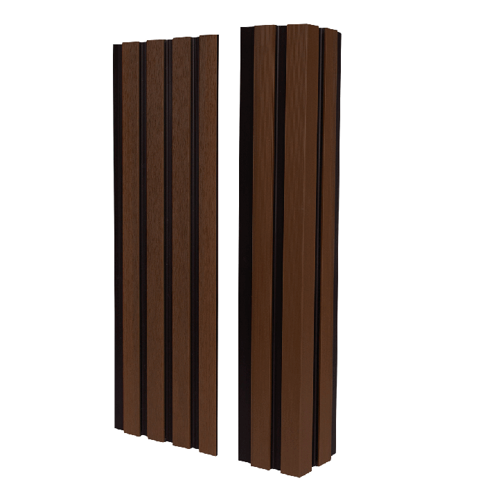 Deska Kompozytowa Narożna Lamelowa DUO Redwood/Czarny - dł. 2,9 m