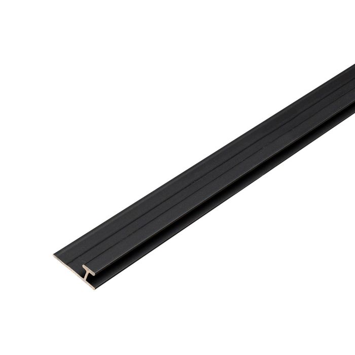 Łącznik aluminiowy 3,5 mm do paneli ściennych Czarny Mat – 2,9 m