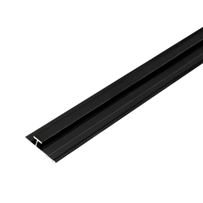 Łącznik aluminiowy 4,5 mm do paneli ściennych Czarny Mat – 2,9 m
