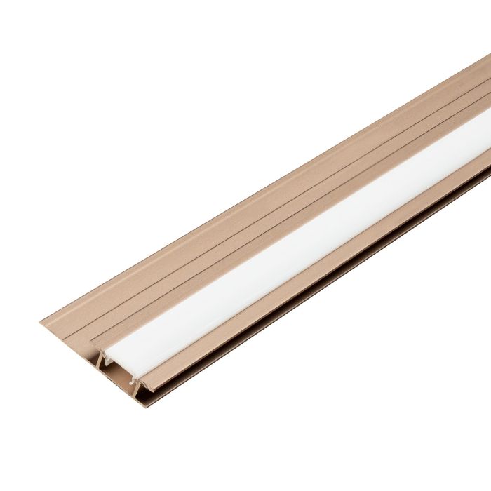 Łącznik LED aluminiowy 4,5 mm do paneli ściennych Miedziany Mat – 2,9 m Łącznik LED aluminiowy 4,5 mm do paneli ściennych Miedziany Mat – 2,9 m