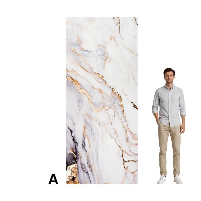 Panel Ścienny XXL Arabescato Złoty Połysk 120 x 280 cm 3 mm (A) Panel Ścienny XXL Arabescato Złoty Połysk 120 x 280 cm 3 mm (A)