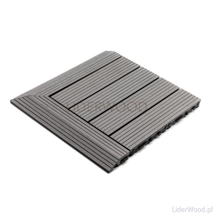 Podest Tarasowy Kompozytowy Narożny Lewy Jasny Szary
