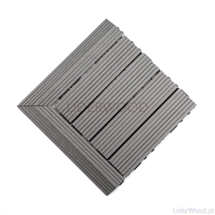 Podest Tarasowy Kompozytowy Narożny Lewy Jasny Szary