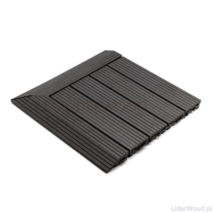 Podest Tarasowy Kompozytowy Narożny Prawy Antracyt