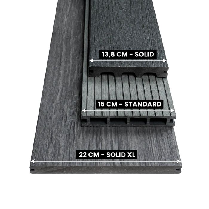 Deska Tarasowa Kompozytowa Solid XL Gray – dł. 3 m