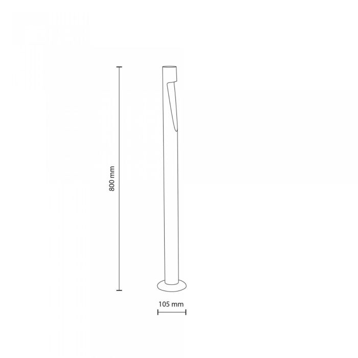 Lampa zewnętrzna słupek ogrodowy LED SENA wys. 80 cm Lampa zewnętrzna słupek ogrodowy LED SENA wys. 80 cm