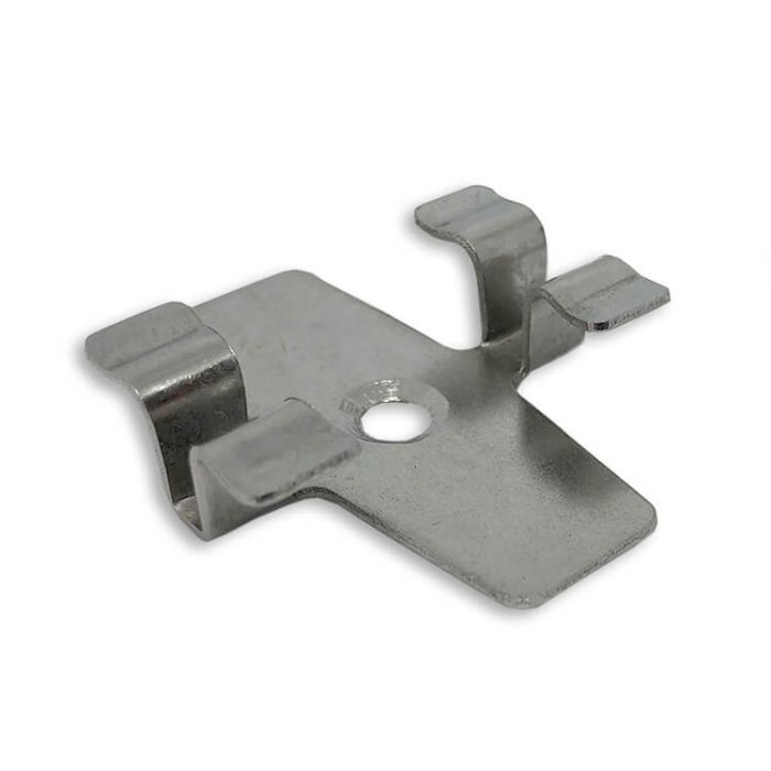 Klips montażowy ze stali nierdzewnej L-8 do deski Premium + wkręt – 100 szt. Klips montażowy ze stali nierdzewnej L-8 do deski Premium + wkręt – 100 szt.