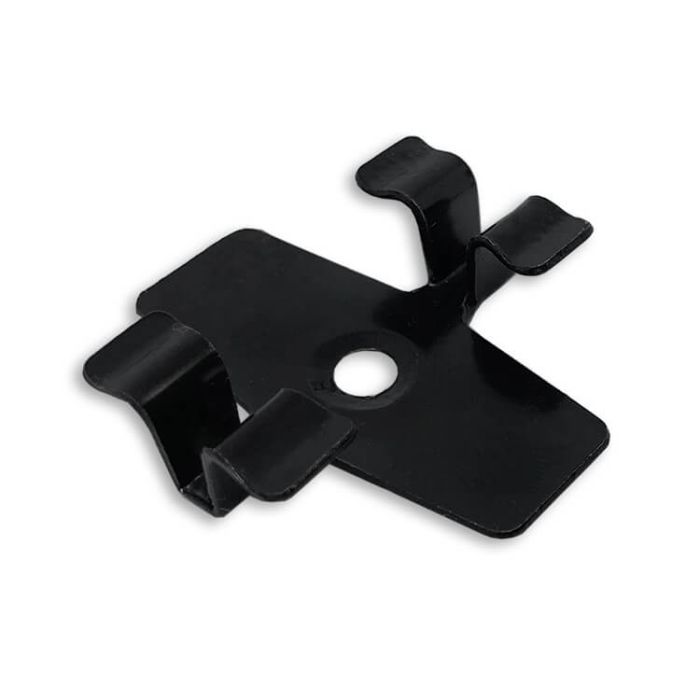 Klips ze stali nierdzewnej L-8 do deski Standard i Premium + wkręt – 100 szt. (CZARNY) Klips ze stali nierdzewnej L-8 do deski Standard i Premium + wkręt – 100 szt. (CZARNY)