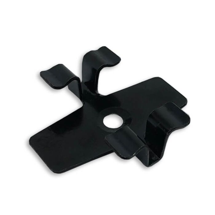 Klips ze stali nierdzewnej L-8 do deski Standard i Premium + wkręt – 100 szt. (CZARNY) Klips ze stali nierdzewnej L-8 do deski Standard i Premium + wkręt – 100 szt. (CZARNY)