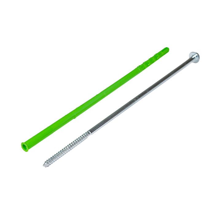 Kołek Rozporowy Ramowy 10x300 mm + wkręt z łbem podkładkowym TORX 7x300 mm – 50 szt.