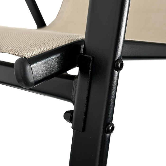 Krzesło Ogrodowe Terra Beżowe – zestaw 4 krzeseł