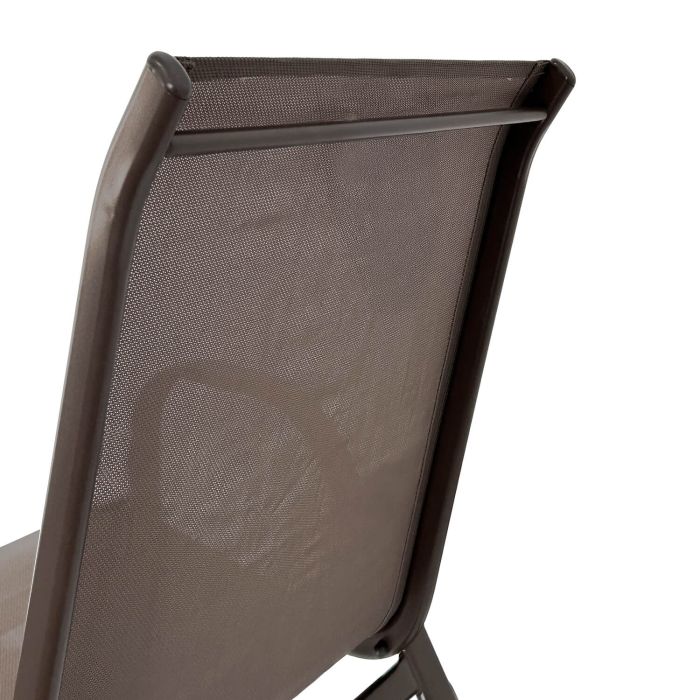 Krzesło Ogrodowe Terra Brązowe – zestaw 4 krzeseł