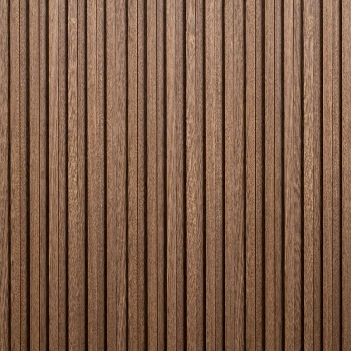 Lamele Ścienne SPC Niskie Dąb Ciemny Mat 1,2 x 15,5 cm – dł. 2,8 m