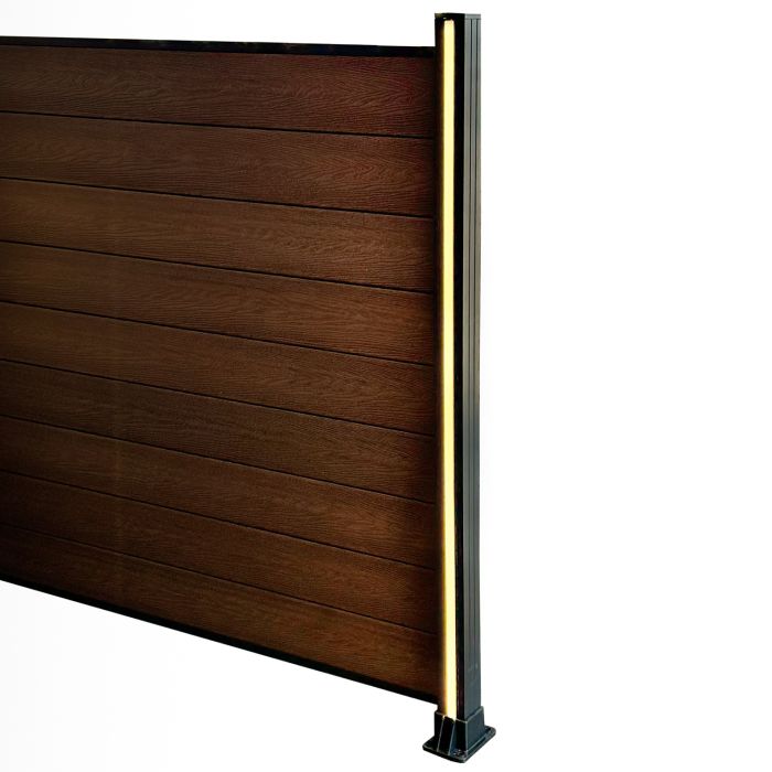 Lampa liniowa LED do słupka ogrodzeniowego – dł. 80 cm (5W)