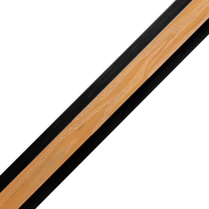 Listwa Kompozytowa Łączeniowa Lamelowa Premium Dąb Naturalny / Czarny – dł. 2,9 m