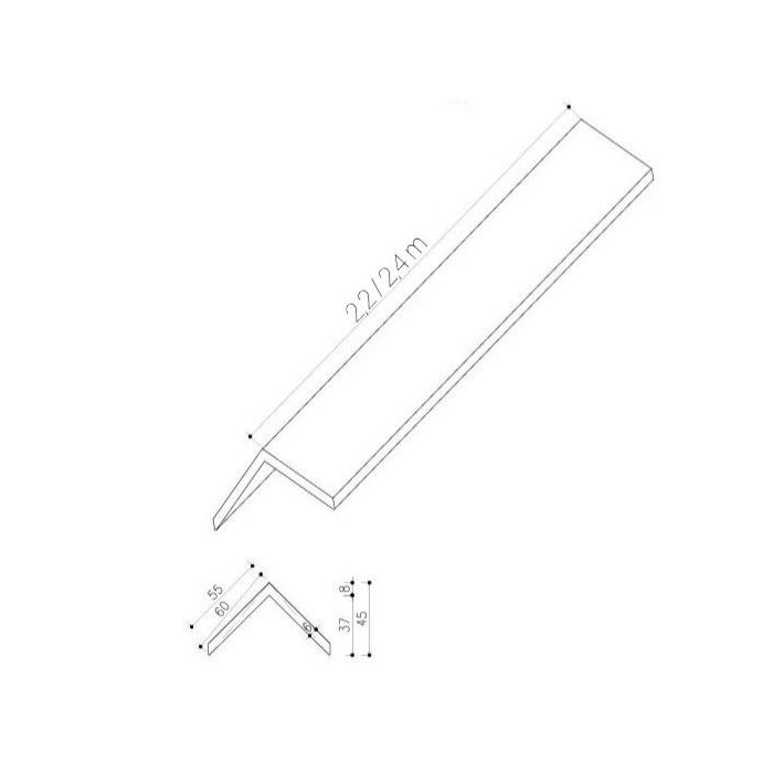 Listwa Kompozytowa Kątowa Standard/Classic/3D Antracyt – dł. 2,4 m Listwa Kompozytowa Kątowa Standard/Classic/3D Antracyt – dł. 2,4 m