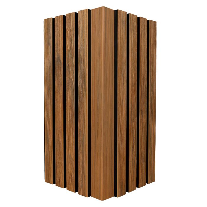 Listwa Kompozytowa Kątowa Premium Dąb Naturalny 50 x 50 mm do lameli elewacyjnych Premium– dł. 2,9 m