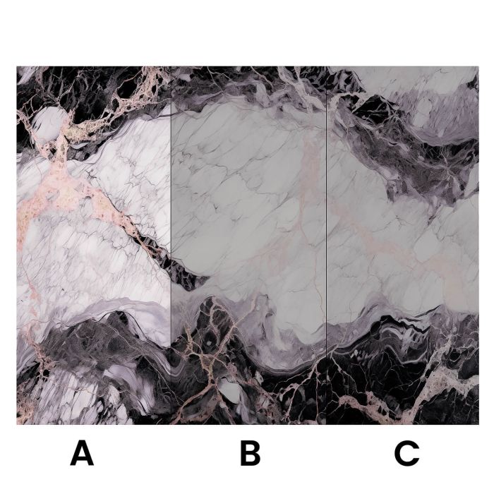 Panel Ścienny XXL Orobico Czarny Połysk 120 x 280 cm 3 mm (A)
