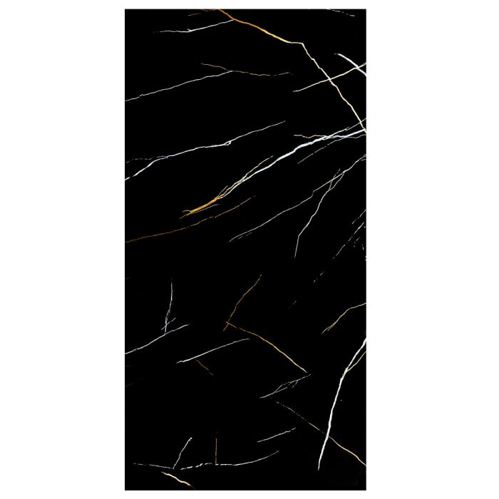 Panel Ścienny SPC Marmur Marquina Czarny Połysk 120 x 280 cm 4 mm Panel Ścienny SPC Marmur Marquina Czarny Połysk 120 x 280 cm 4 mm