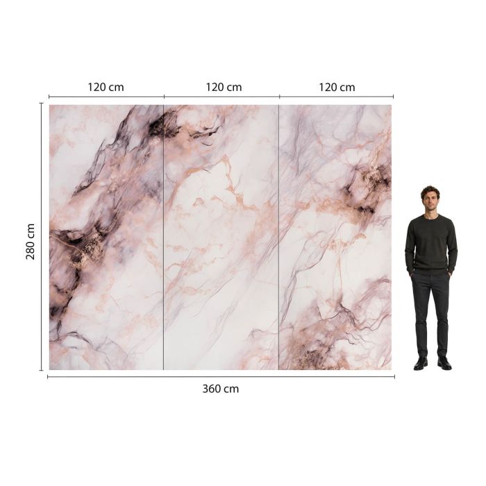 Panel Ścienny XXL Patagonia Biały Połysk 120 x 280 cm 3 mm – zestaw 3 szt. (ABC)