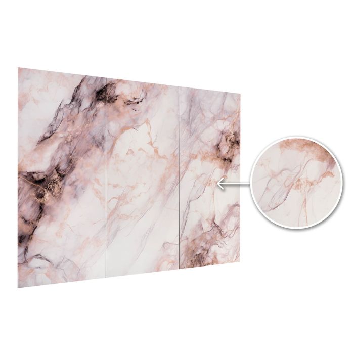 Panel Ścienny XXL Patagonia Biały Połysk 120 x 280 cm 3 mm – zestaw 3 szt. (ABC)
